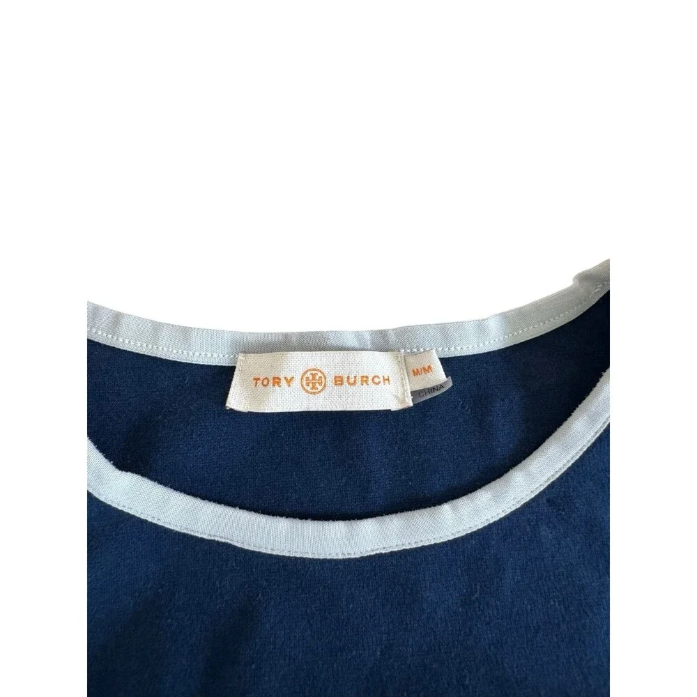Tory Burch Women’s Racerback Jersey Tank Size Medium Sporty Stretch Designer